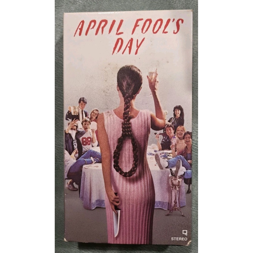 APRIL FOOL'S DAY VHS (1986) Paramount  | RARE 80s Slasher Horror